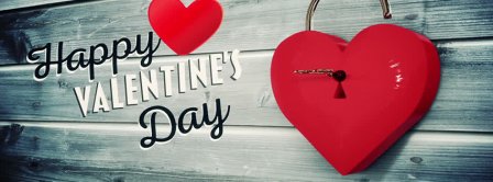 The Key To My Heart Valentine Facebook Covers